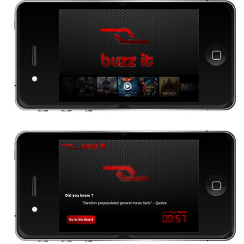 Create the next mobile app design for Buzz It Réalisé par inznan