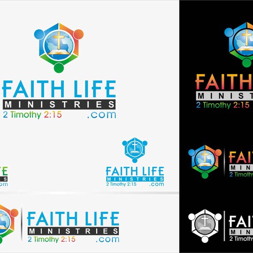 logo for Faith Life Ministries.com Design by T - Art