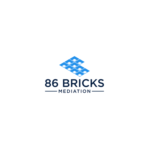 GregElmoさんのLego-style bricks logo for Mediation and Coaching Businessデザイン