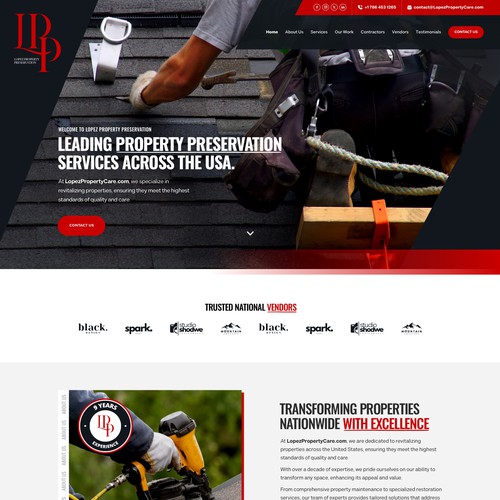 Design a Modern Property Preservation Website Company Design by keilaMaria