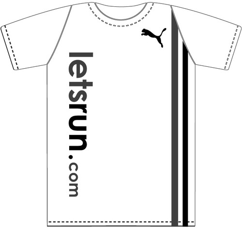 LetsRun.com Tshirt Design Contest Design by Amanda Lynne