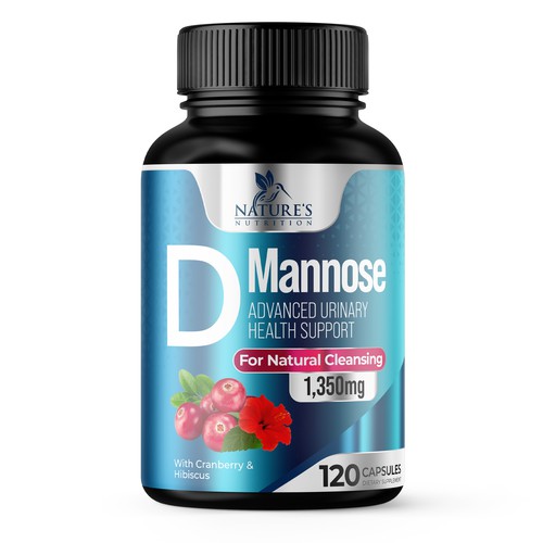 Colorful D-Mannose Design Needed for Nature's Nutrition Design by UnderTheSea™