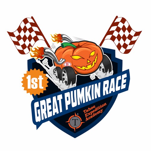 The Great Pumpkin Race Logo | Logo design contest