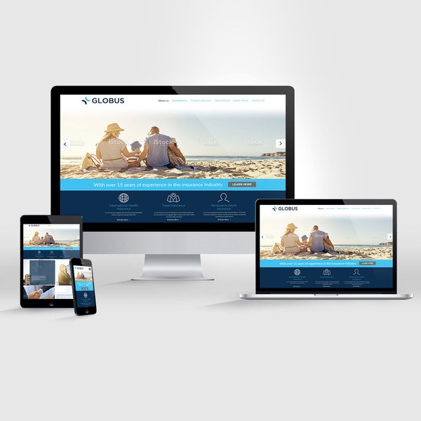 Diseño de PuntoCreativo titulado "Desing Website Globus"