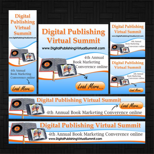 Create the next banner ad for Digital Publishing Virtual Summit Réalisé par independent design*