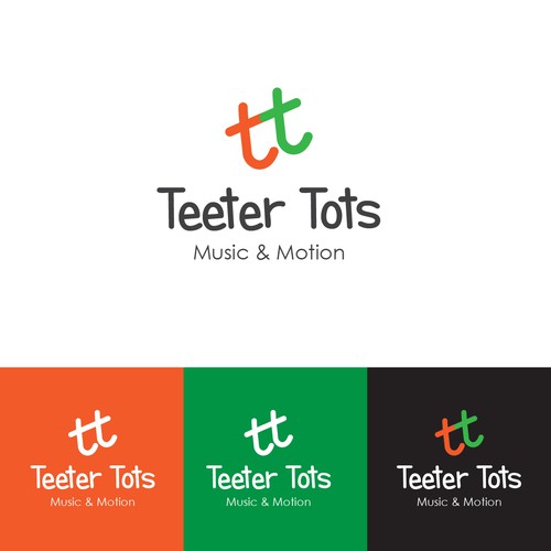 Teeter Totter meets Tumbling Tots - this logo is all about play!-ontwerp door BRANDITU