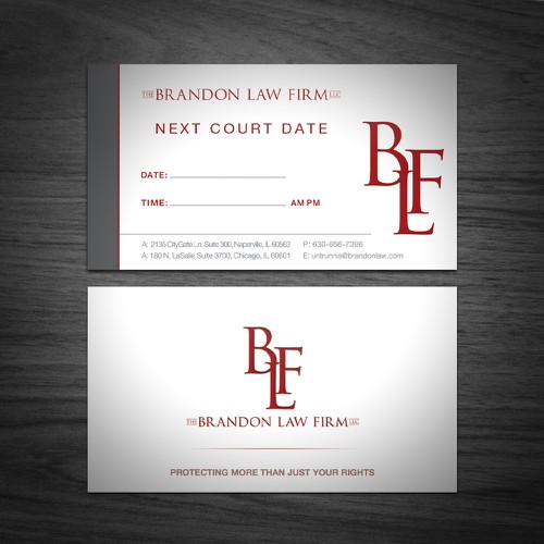 Create the next stationery for The Brandon Law Firm LLC  Ontwerp door Mili_Mi