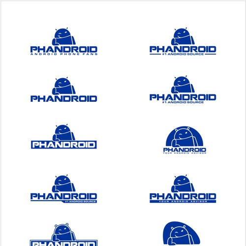 Phandroid needs a new logo Design by -- Rogger --