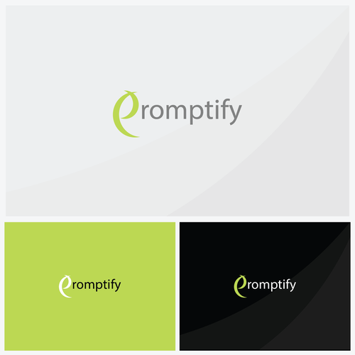 Modern, Simple and Sleek Logo for Promptify.com Design by ArtLeo