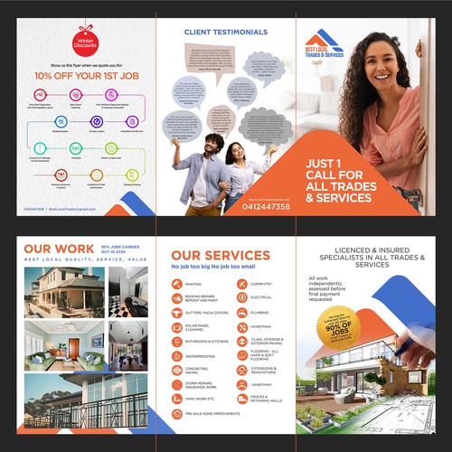 Design a Powerful New Flyer for Best Local Trades & Services Design by IDEA Logic✅✅✅✅