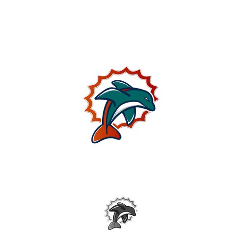 99designs community contest: Help the Miami Dolphins NFL team re-design its logo!-ontwerp door Kaiify