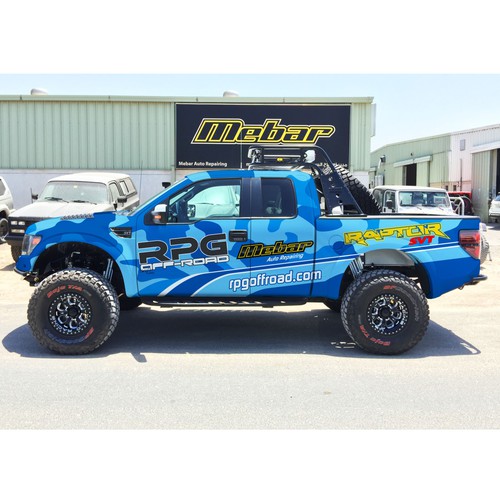 Design an awesome Car Wrap for a Ford Raptor | Car, truck or van wrap ...