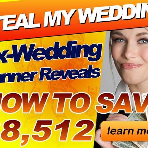 Steal My Wedding needs a new banner ad Design von jon123456