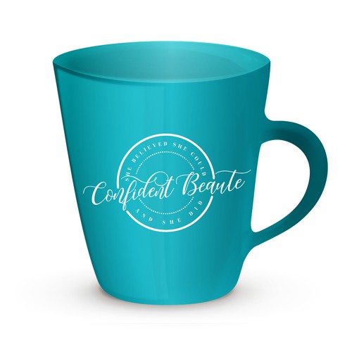 Unique Coffee Cup for Women Consciously Living Well Réalisé par redsonya