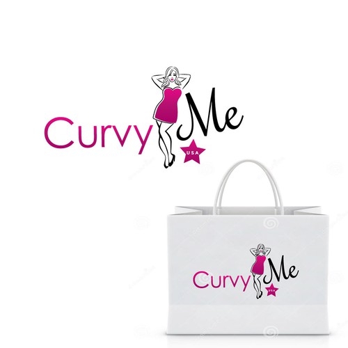 Crea el logo para marca de ropa para la mujer curvy de norteamerica., Logo  design contest