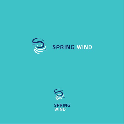 Spring Wind Logo Réalisé par DesignTreats