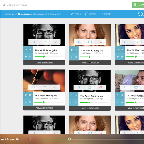 Design the next big Social Media platform for Croak.it! Design von igodzp