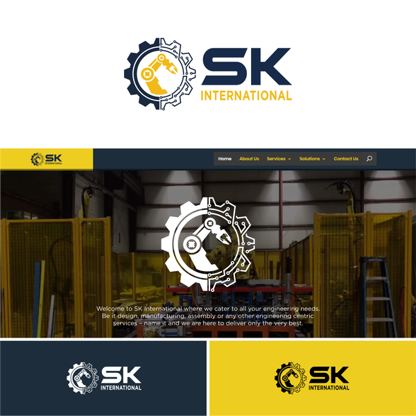 Diseño de M_L_D titulado "SK INTERNATIONAL"