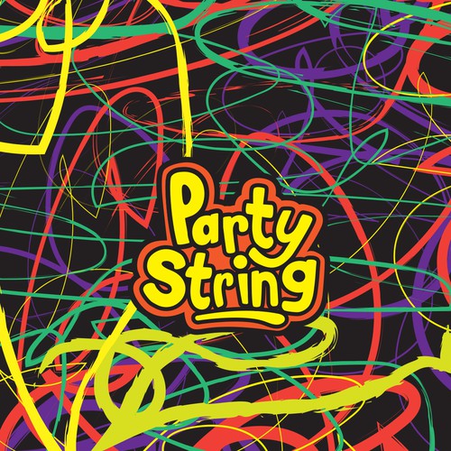 SILLY STRING LOGO + BACKGROUND Design by JOHNN L. JONES