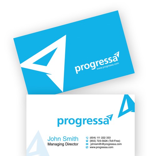 Business cards for Canadian financial institution Réalisé par Impress.