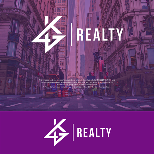 "Not Your Typical Real Estate Logo — Create a Fresh Look for K4G Realty" winning Logo & brand identity pack