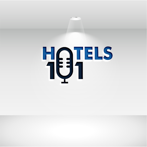 Create a logo for a podcast called - Hotels 101 - incorporate a hotel in the logo Design by SapiBetina99