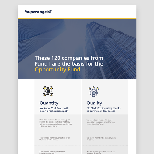 short presentation / teaser for investment fund Design by Hybrid Design Studio