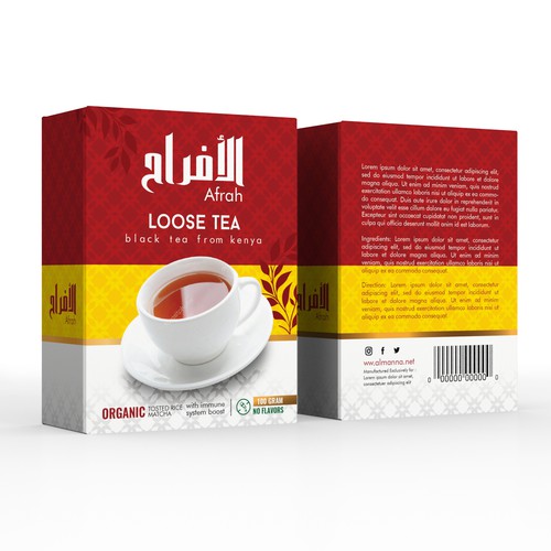 Tea Package Design Design by syakuro