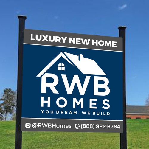 Signage for Luxury Home Builder Design by radhekrishna