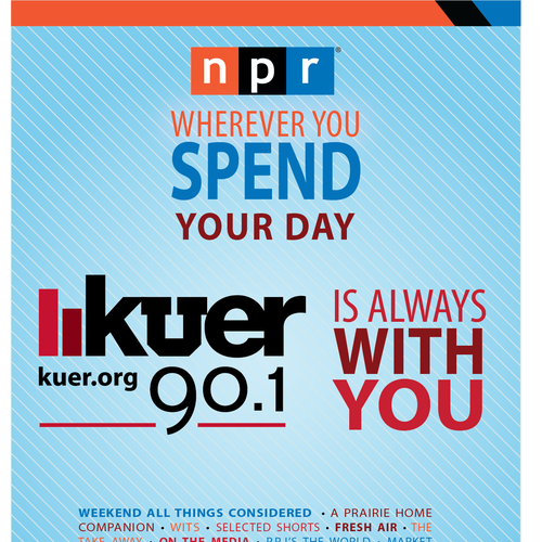 Create a bold and smart advertisement for KUER 90.1 Design by crushfade