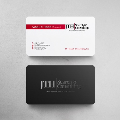 Business Card Design for Executive Search Firm Design by chandrayaan.creative