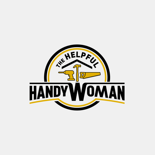 We need a design for our handywoman business that mixes masculine and feminine. Design by XarXi