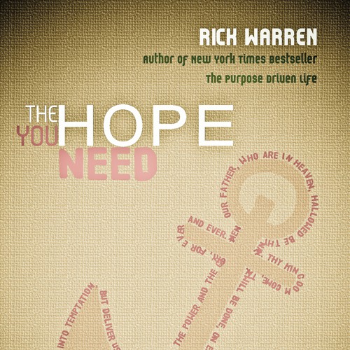 Design Rick Warren's New Book Cover Design by jcmontero