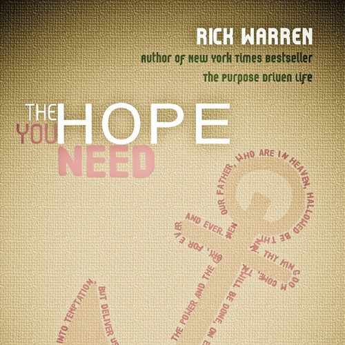 Design Rick Warren's New Book Cover Diseño de jcmontero