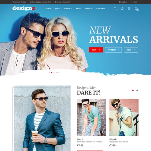 Web page design contest entry by Steve Sen ⚡️⚡️