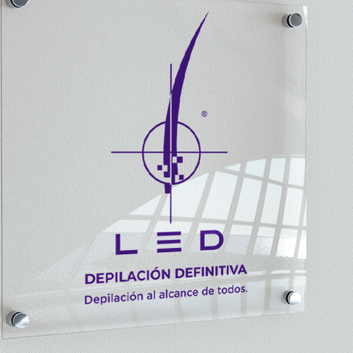 Diseño y Logo para Empresa de Depilación Definitiva Design by The Perfect Symbols