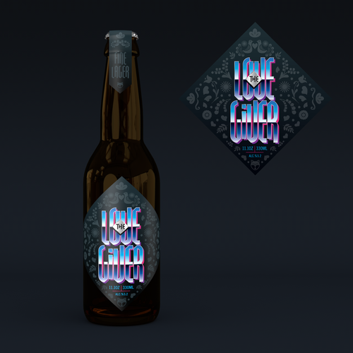 Beer **bottle** label Design by Han van Oss