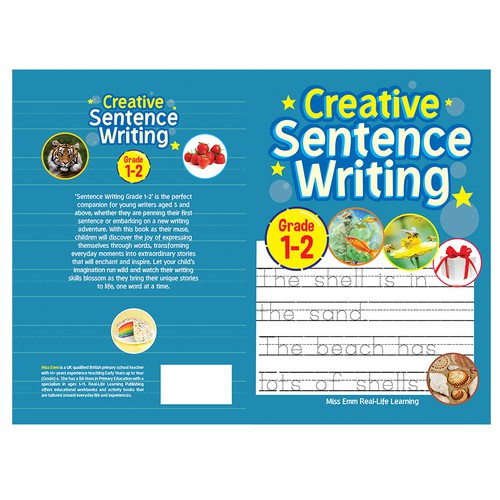 Designs | Book cover for Children's Writing Activity book | Book cover ...