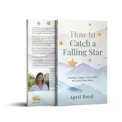 Design a book cover for "How to Catch a Falling Star" Design by Aleaca