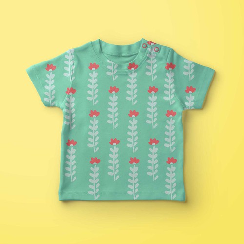 Illustrations to print onto a baby clothing- onesie, nursing cover, headbands, leggings..etc Design by diMo