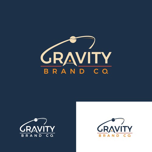 Logo for Gravity Brand Co. Design by websmartusa