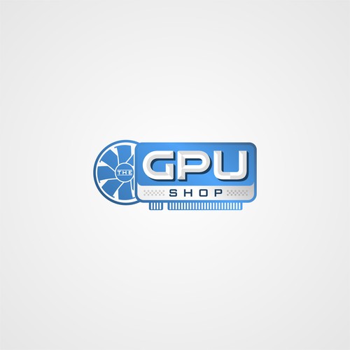 Create a futuristic logo for "The GPU Shop" Design by Firsada