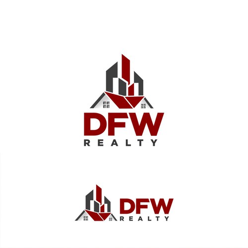 Real Estate Brokerage Logo for DFW Realty (DFW - Dallas-Fort Worth, TX) Design by wali99