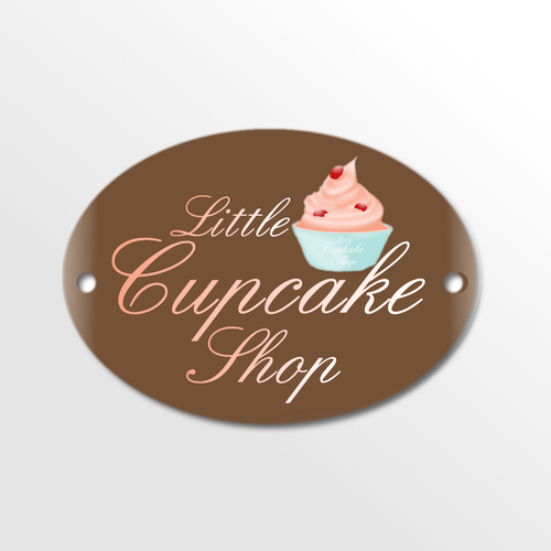 KateSueさんのLOGO-  for  CUPCAKE  BAKERYデザイン