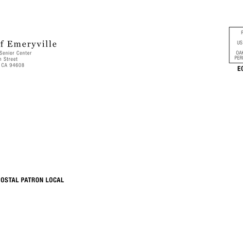 Design di Help City of Emeryville with a new postcard or flyer di Alejandro Dorantes