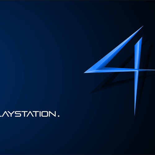 Community Contest: Create the logo for the PlayStation 4. Winner receives $500! Design von Gin Burion