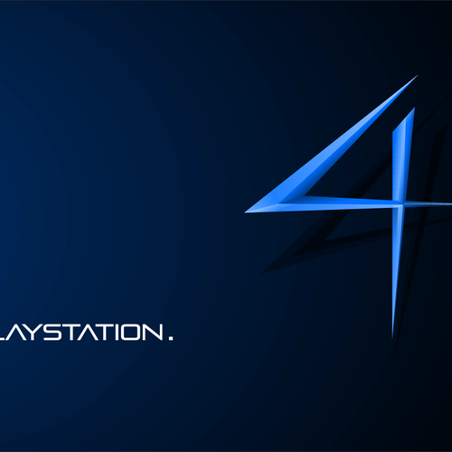 Community Contest: Create the logo for the PlayStation 4. Winner receives $500! Design by Gin Burion