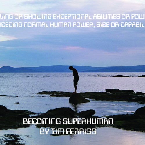 "Becoming Superhuman" Book Cover Design by Koumaris