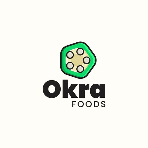 Okra inspired logo design Design by Eulean Javiñas