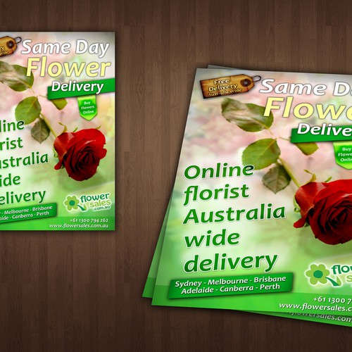 flowersales.com.au needs a new business or advertising デザイン by Zarathustra!